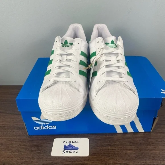 adidas gazelle silver green womens adidas Superstar II White Black main image 1